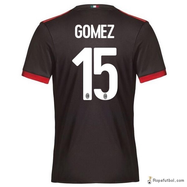 Camiseta AC Milan Replica Tercera Ropa Gomez 2017/18